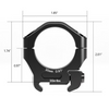 Arken Halo Scope Rings 30mm Low