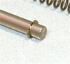 Close-up of c-clip spring retainer