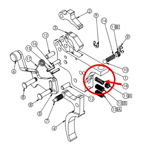 JARD CZ-457 Trigger Springs