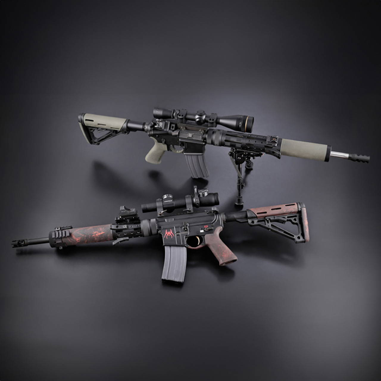 Hogue AR-15/M-16 Kits - Grip, Forend, and Buttstock