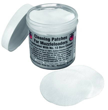 Presaturated Muzzleloader Cleaning Patches Qty 100