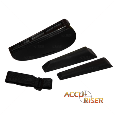 114-6000W Accu-Riser Cheek Rest - Strap or Screw-On Fit, Adjustable Height