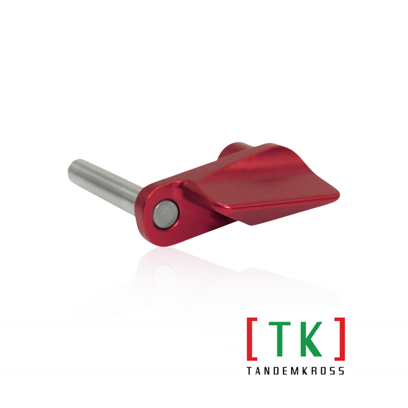 016-TK26N0270RED1 Cornerstone 1911 Style Thumb Safety for Ruger MKIV 22/45 Red