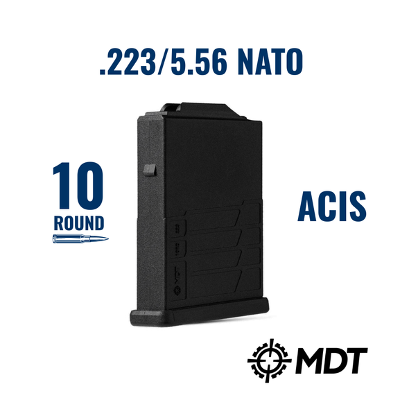 319-106539-BLK AICS Polymer 223 Magazine 10 Rounds Gen II