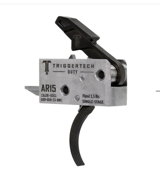 TriggerTech DUTY Single Stage Curved Trigger fits AR15