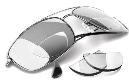 Stick-On Bifocals - Reading Lenses for Glasses Wearers