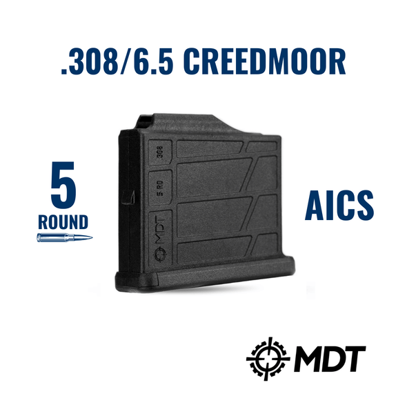 MDT Polymer 308/6.5 CM AICS Magazine - 5 Rnds
