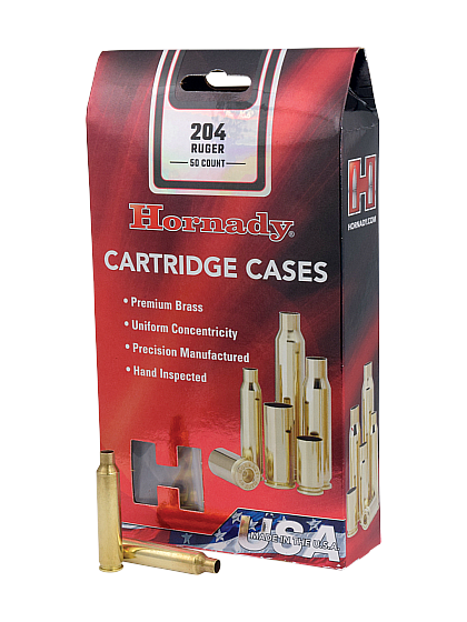 Hornady 204 Ruger Cartridge Cases (50)