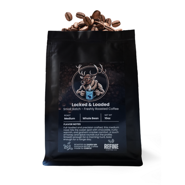 EABCO Coffee Label Locked & Loaded