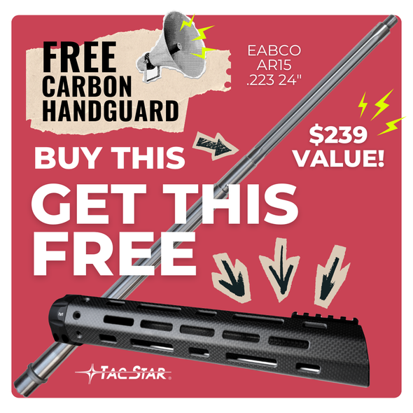 127-AR024 EABCO Accuracy Barrel fits AR-15 5.56 NATO/ 223 Rem (Wylde) 24" Stainless Threaded 1:9
