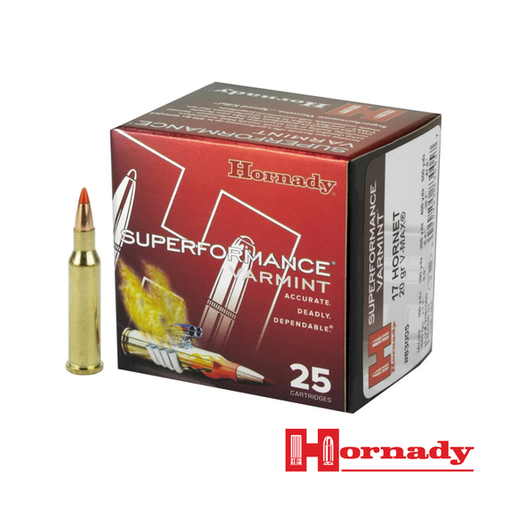 129-83005 Hornady 17 Hornet 20gr V-Max Ammunition