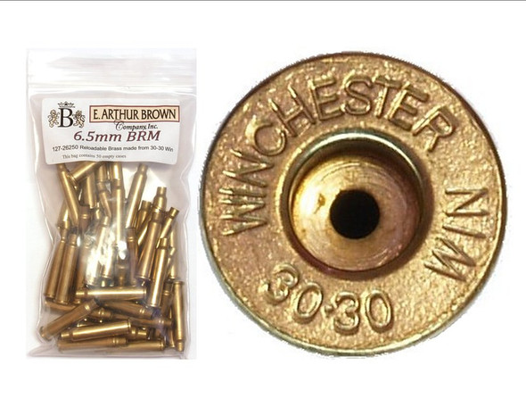 Winchester Brand 6.5 BRM Brass