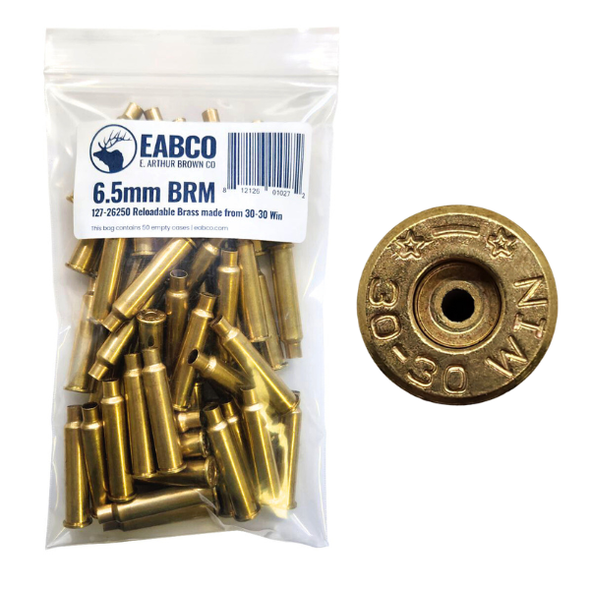 Winchester Brand 6.5 BRM Brass 6.5 BRM Bag of 50