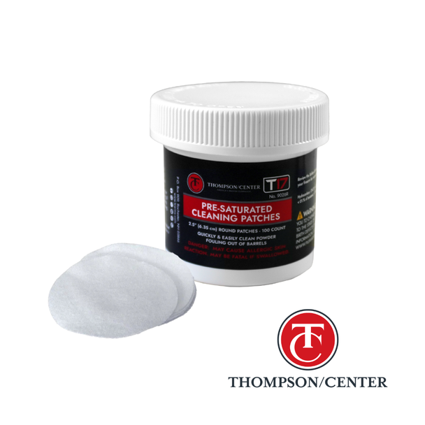 207-9026R T17 Pre-Saturated Muzzleloader Cleaning Patches Qty 100