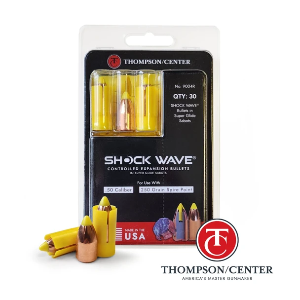 207-9004R TC Shockwave Superglide Sabots, 50 Cal 250 Grain 30Pk