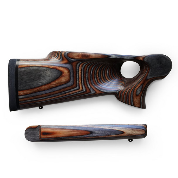 Coffee Laminate Stock Set fits TC Enccore and ProHunter with Heavy Rifle Barrel (Shade Varies)