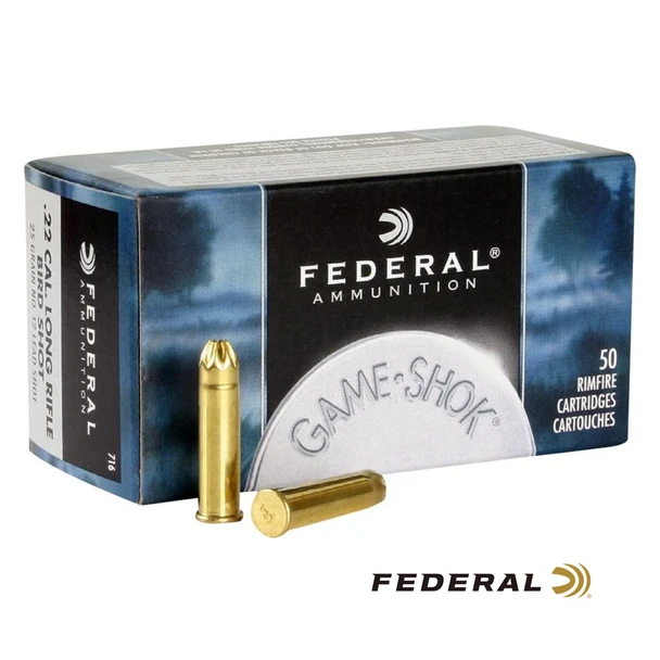 126-A716 Federal 22LR Shotshells #12 Shot, 50 Rnds