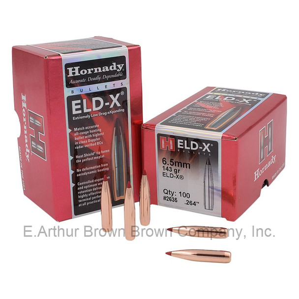 Hornady ELD-X Bullets 6.5mm 143 gr.