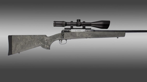 Hogue Savage Short Action, Full Length Bed Block Stock Varmint Channel Ghillie Green