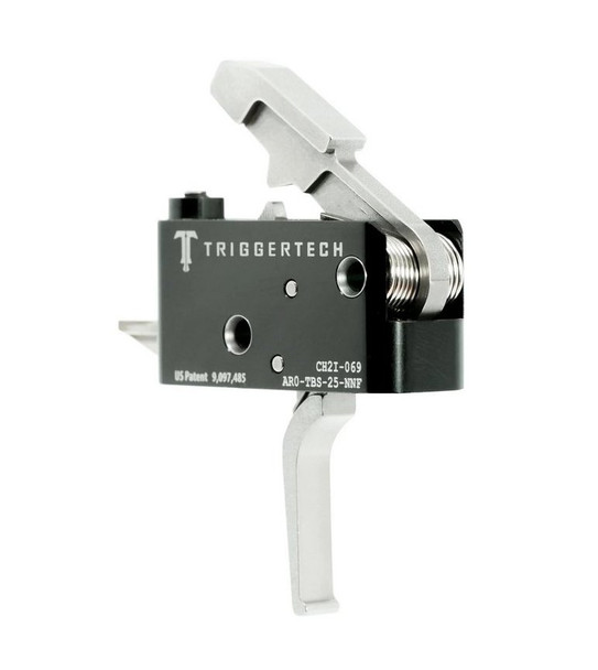 TriggerTech Adaptable fits AR-15, Straight Flat Stnls Trigger