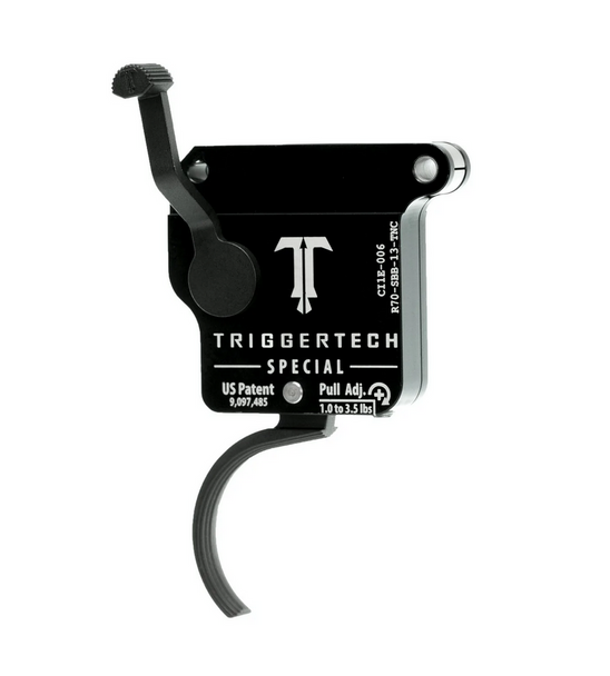 TriggerTech Special fits Remington 700 Clones, Curved Black Trigger