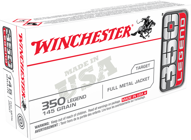 Winchester USA 350 Legend 145 Gr FMJ 20 Rounds