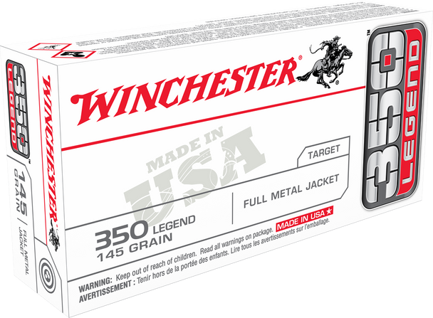 Winchester USA 350 Legend 145 Gr FMJ 20 Rounds
