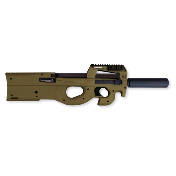 Ruger 10/22 Bullpup Stock - Military Grade Polymer - FN P90 Style-img-0