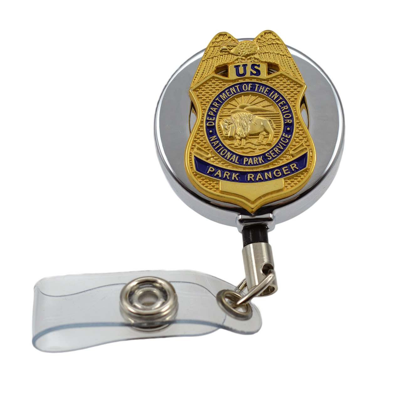 Download Park Ranger Mini Badge Retractable ID Holder Reel | Badge Reel