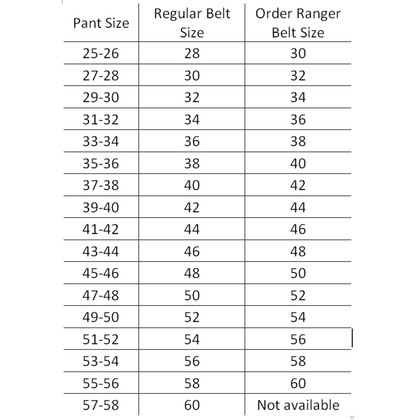 Perfect Fit Premium Leather Ranger Belt| River Belt | Police Duty Belt