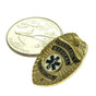 Emergency Medical Technician EMT Mini Badge Pin Gold