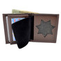 CDCR California Corrections 7 Point Star Flat Badge Wallet