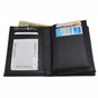 Perfect Fit Model 104 Black Leather Badge Wallet