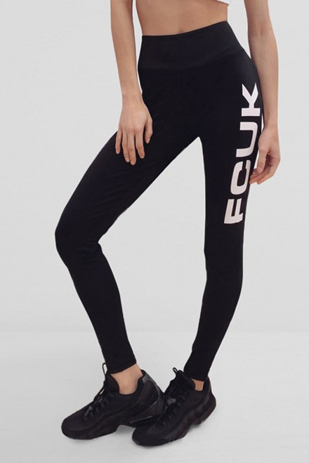 French Connection - FCUK Core Jersey Logo Leggings