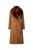 French Connection - Favan Felt Faux Fur Long Coat 
