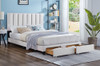 Avery Upholstered Platform Bed with Drawers