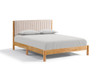 Algonquin Wood & Upholstered Panel Bed