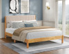 Algonquin Wood & Upholstered Panel Bed
