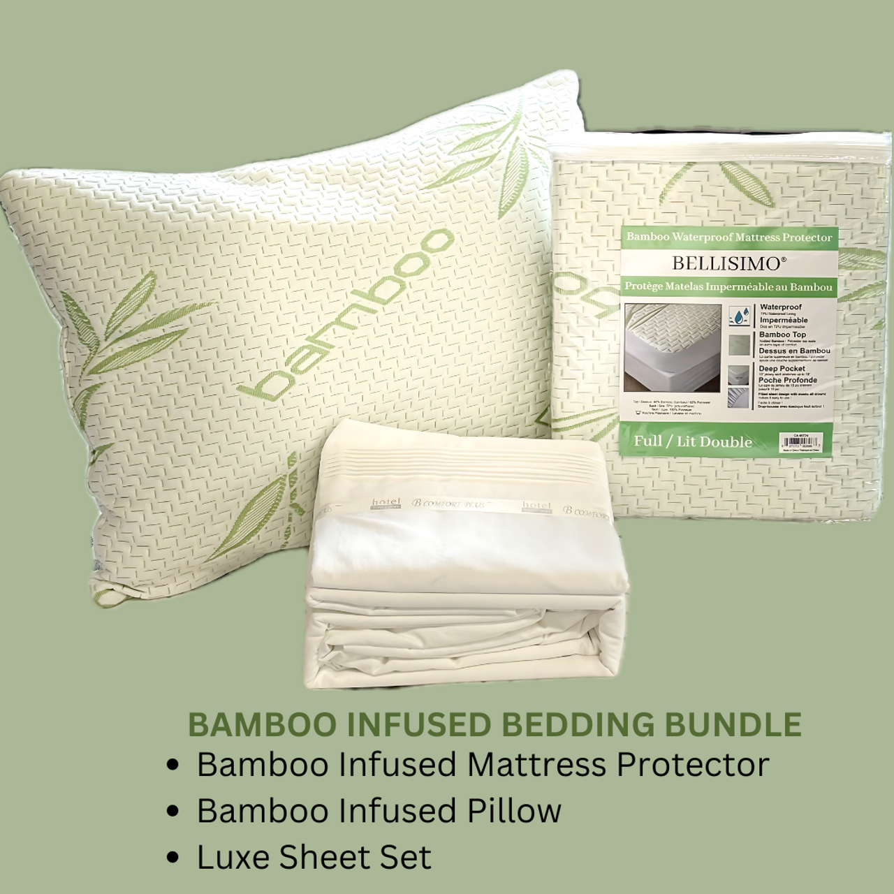 Bamboo cot mattress protector sales