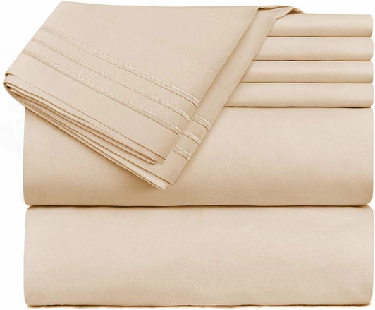 Wrinkle Free Sheet Set Cream Wrinkle Free Sheet Set Cream