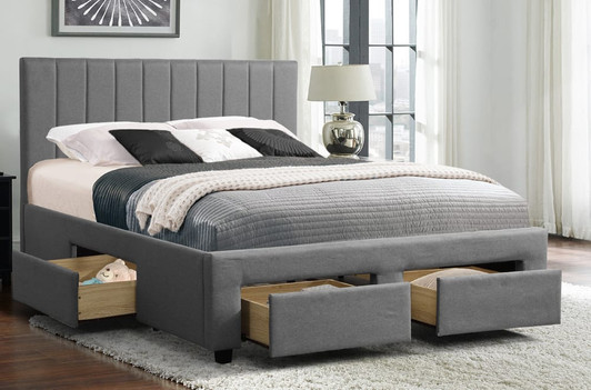 Ashley Upholstered Platform Bed with Storage Drawers Sale at The Sleep Factory