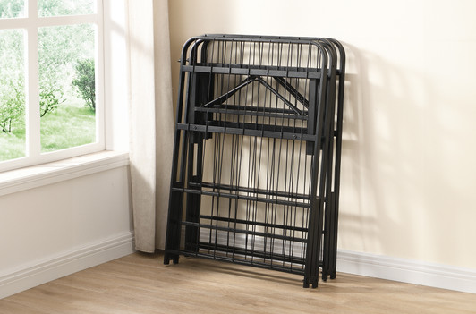 Smart Folding Metal Platform Base perfect for overnight guests.
