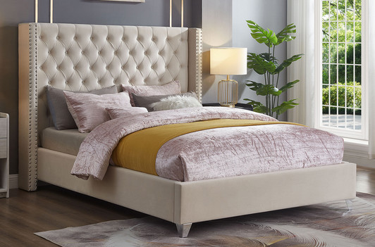 Catherine Upholstered Platform Bed