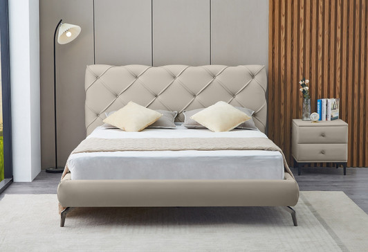 Milan Upholstered Platform Bed
