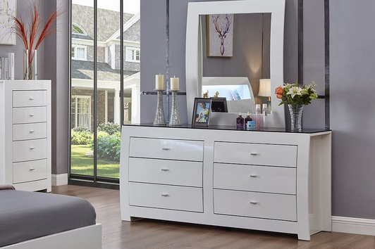 Barcelona Dresser With Mirror Barcelona Dresser With Mirror
