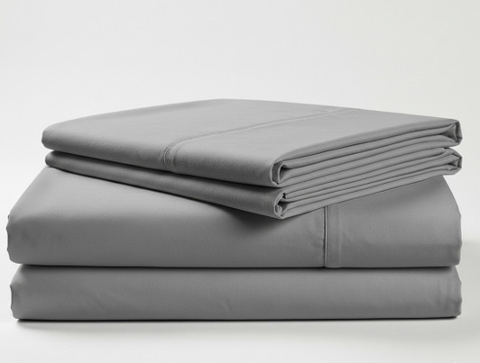 HealthGuard Microfibre Sheet Set Twin XL Grey