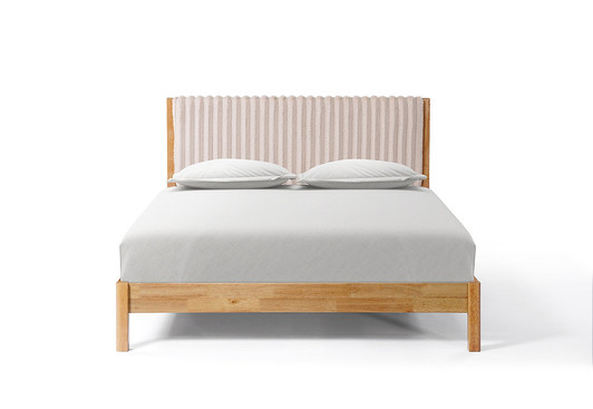 Algonquin Wood & Upholstered Panel Bed