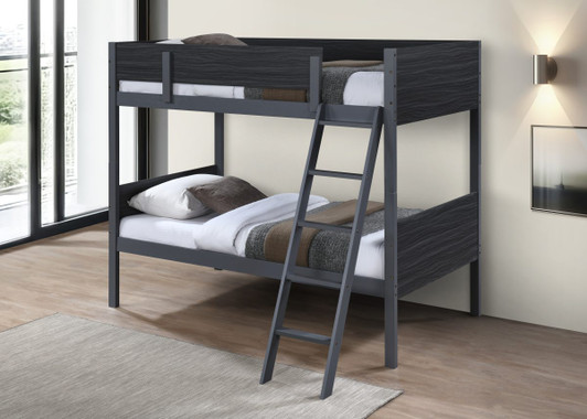 Bayview Twin over Twin Bunk Bed Grey