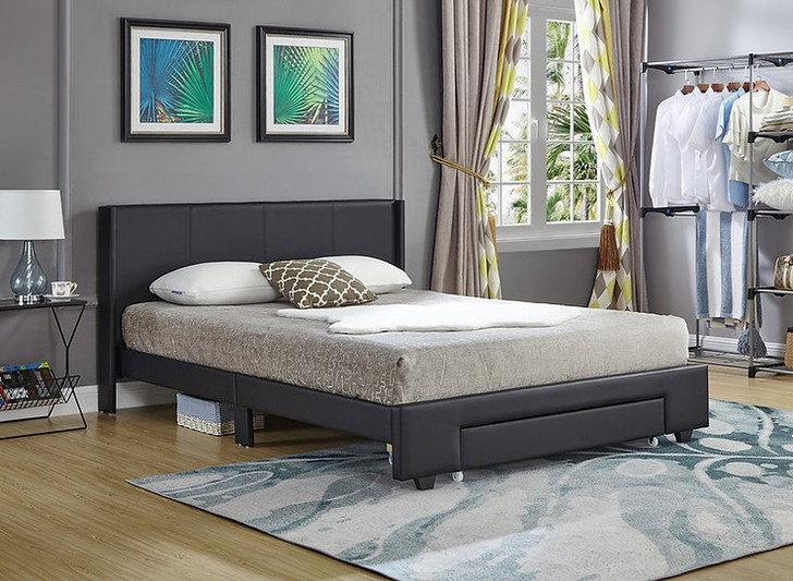 Florence Platform Bed with Storage Drawer