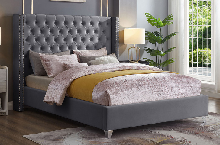 Catherine Upholstered Platform Bed